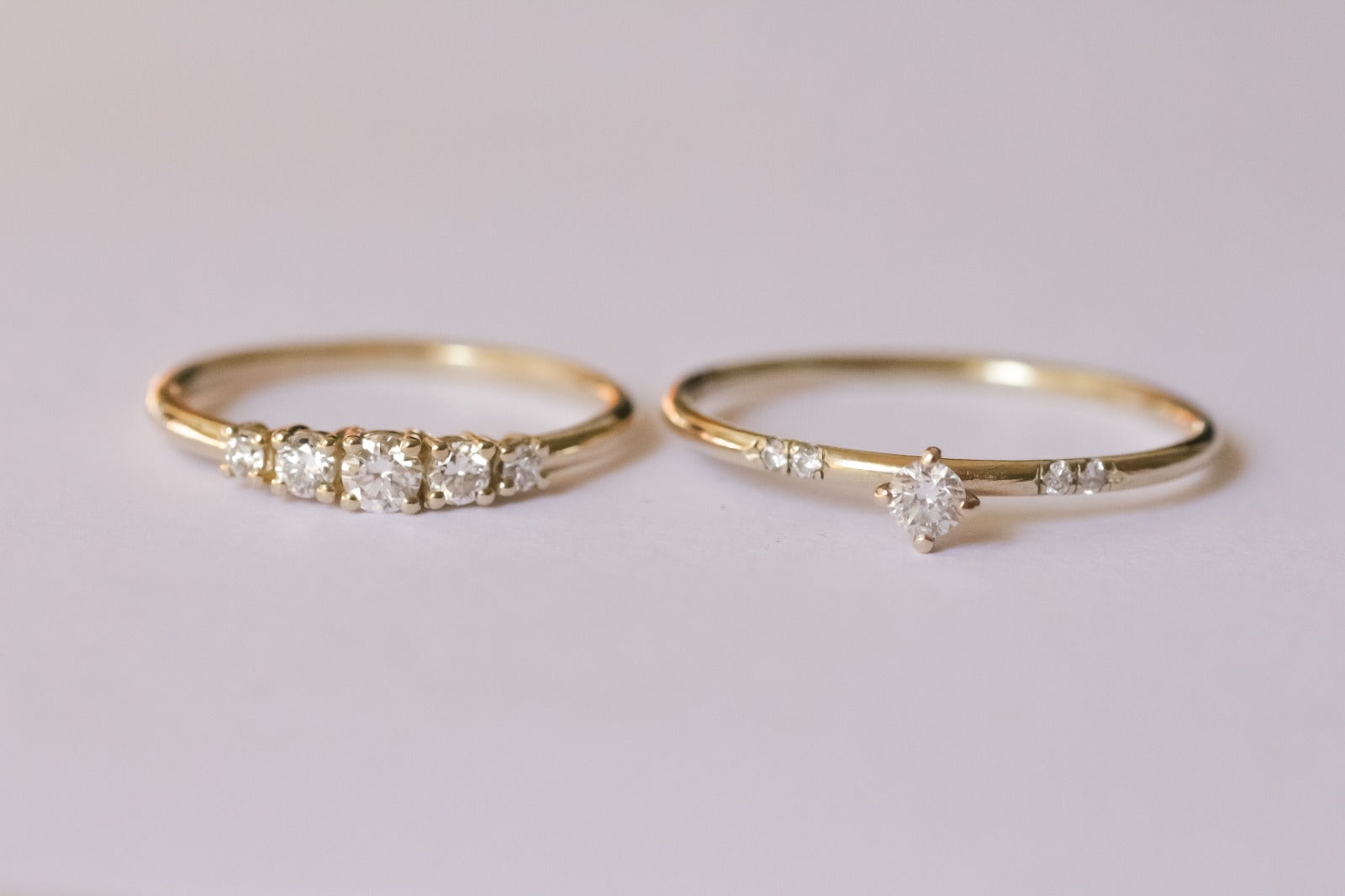 Tiny Duo Ring | Dainty gold jewelry, Minimal jewelry, Simple jewelry